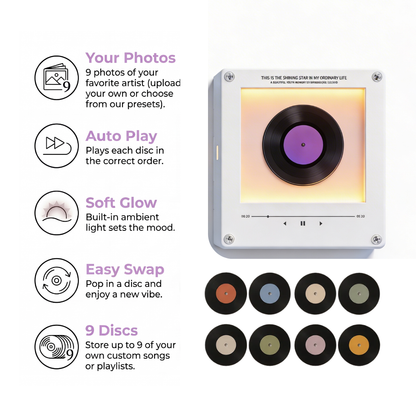 Personalized Vinyl Music Box